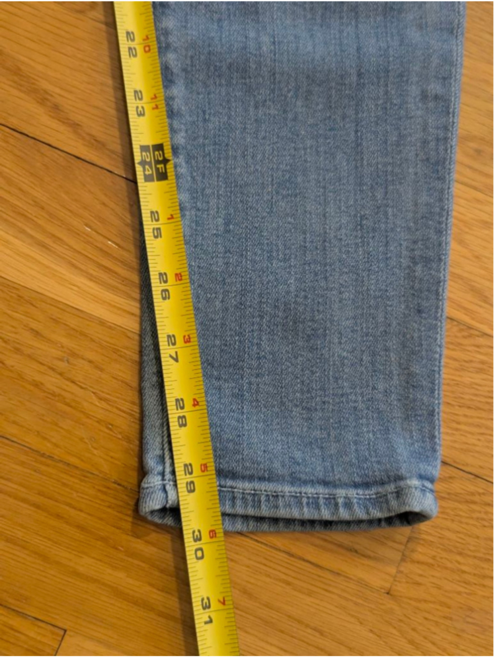 MOTHER Looker Skinny Jeans Light Kitty Blue Size 27 - Picture 12 of 14